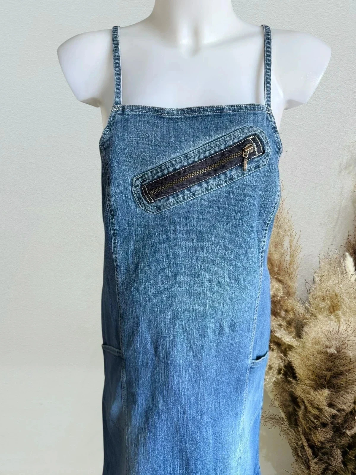 Pregnancy denim dress size 38/40 Kiabi – photo 2
